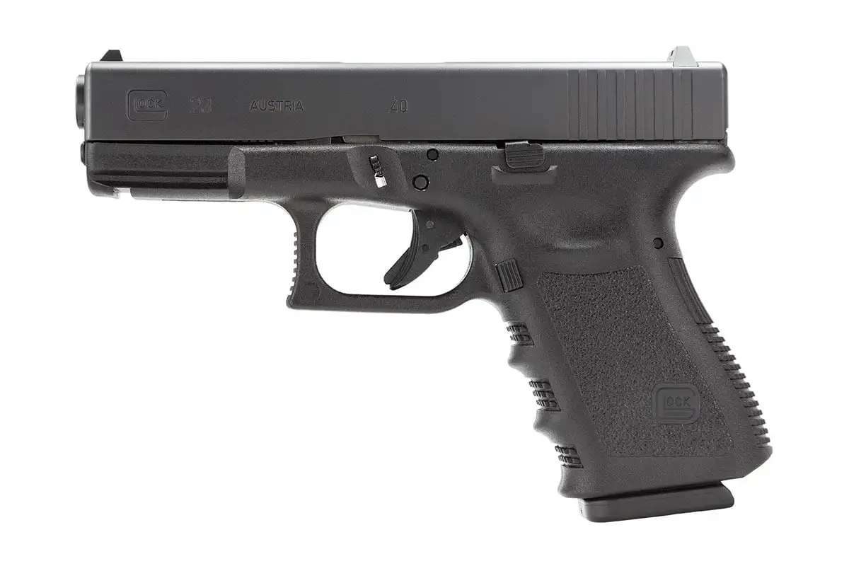 Glock 23 Gen 3 LE Trade In 13 Round .40 S&W Pistol, Good To Very Good Condition, Black - PI23502GEN3