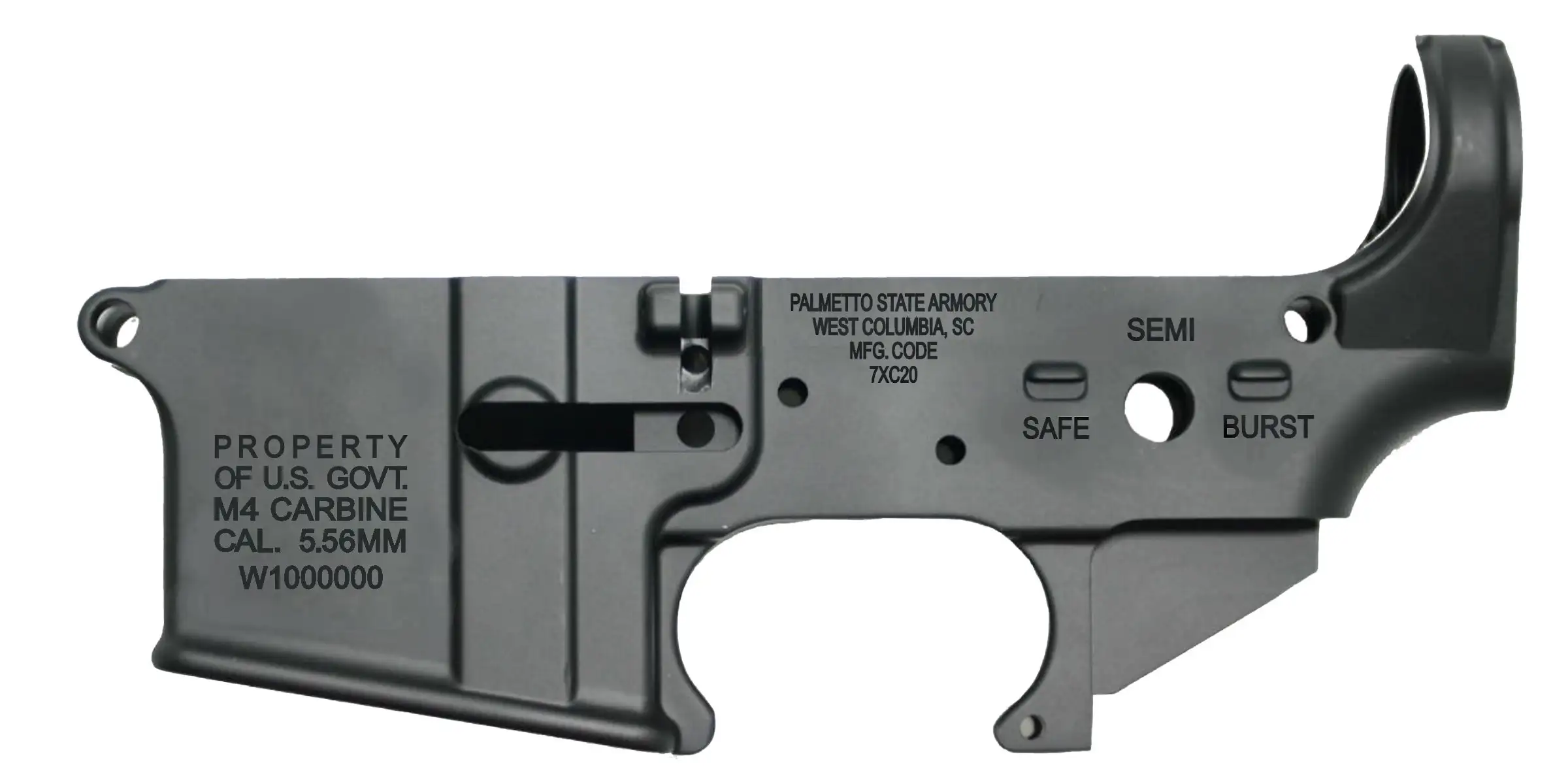 PSA AR-15 "M4 CARBINE" Stripped Lower Receiver
