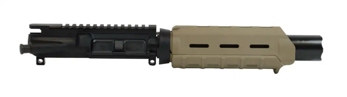 PSA 7" Nitride 1:7 Pistol Length 5.56 NATO Marauder AR-15 Upper Assembly, FDE - No BCG/CH