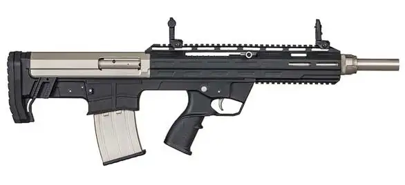 Tokarev TBP 12 Ga Bullpup Shotgun Semi Auto 18.5" 5rd, Blk/Nickel - TBP 12M