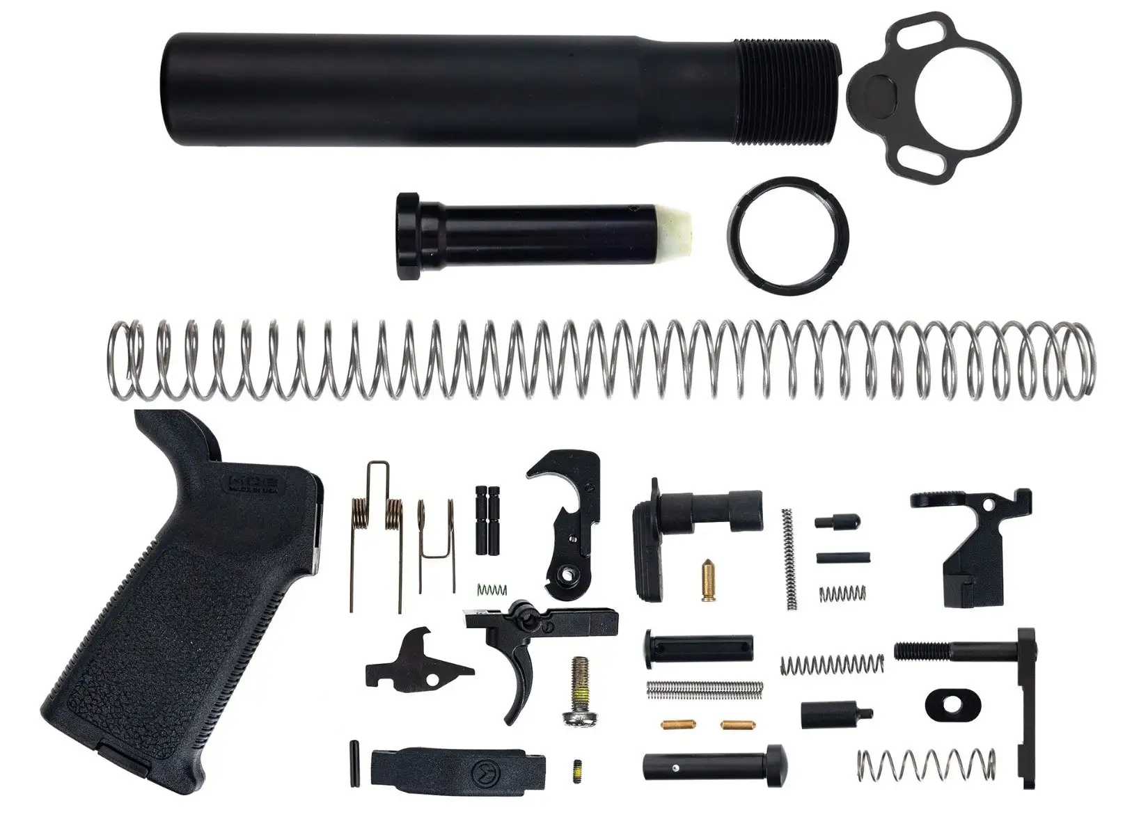 Palmetto State Armory MOE Pistol Lower Build Kit, Black