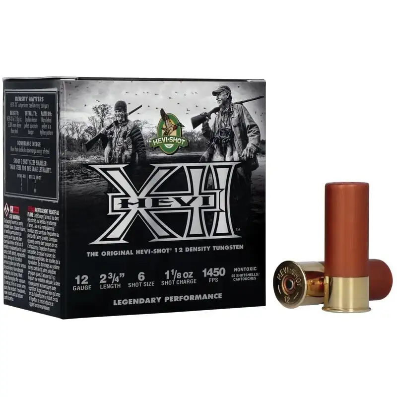 Radissonfirearms.com 4 Hevishot HEVI-XII Waterfowl 12 Gauge 2.75" #6 1.12 oz - 25rds - HS51316