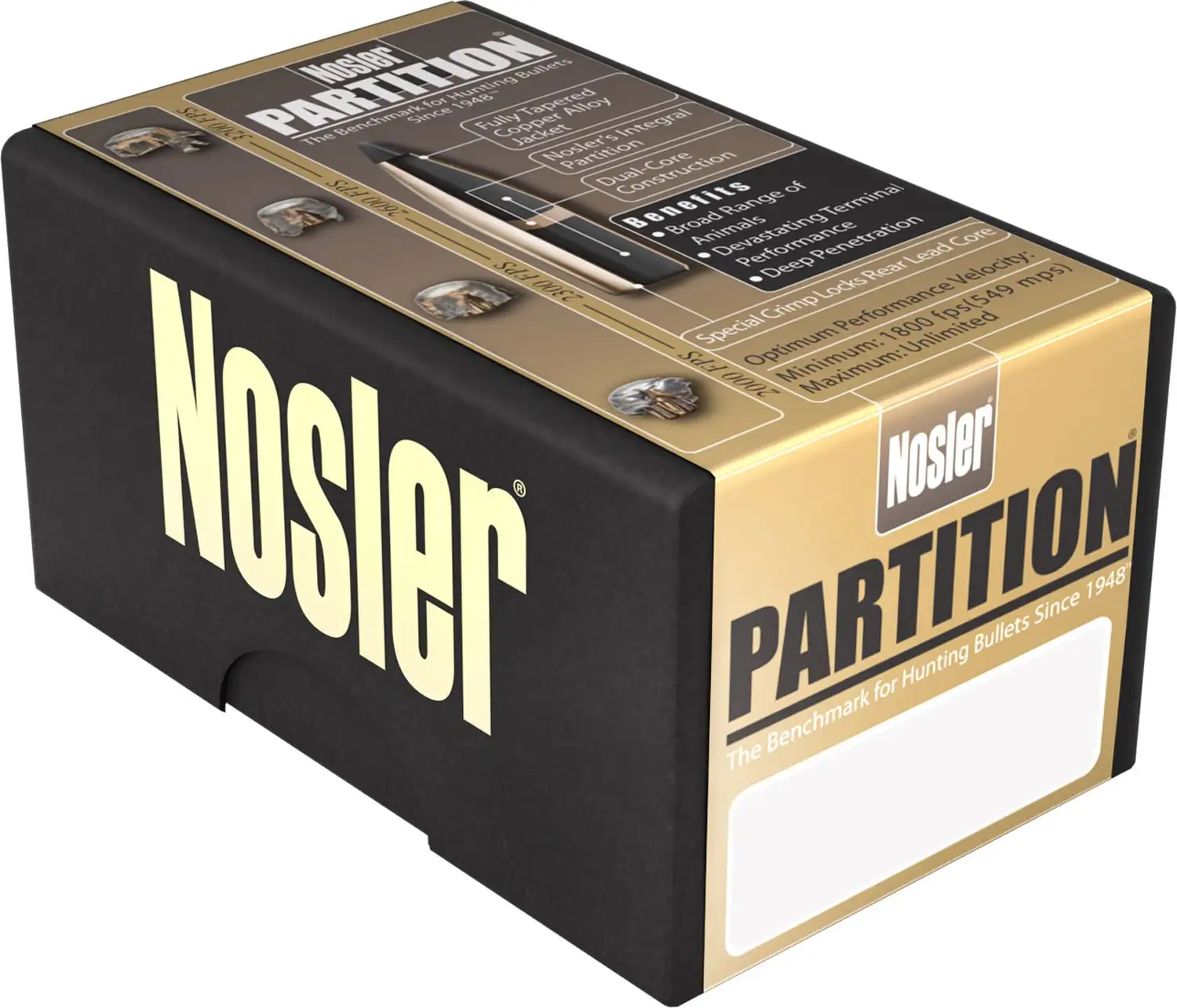 Armsandammonation.com 4 Nosler Trophy Grade 33 Nosler 225 grain AccuBond Rifle Ammo, 20/Box - 60098