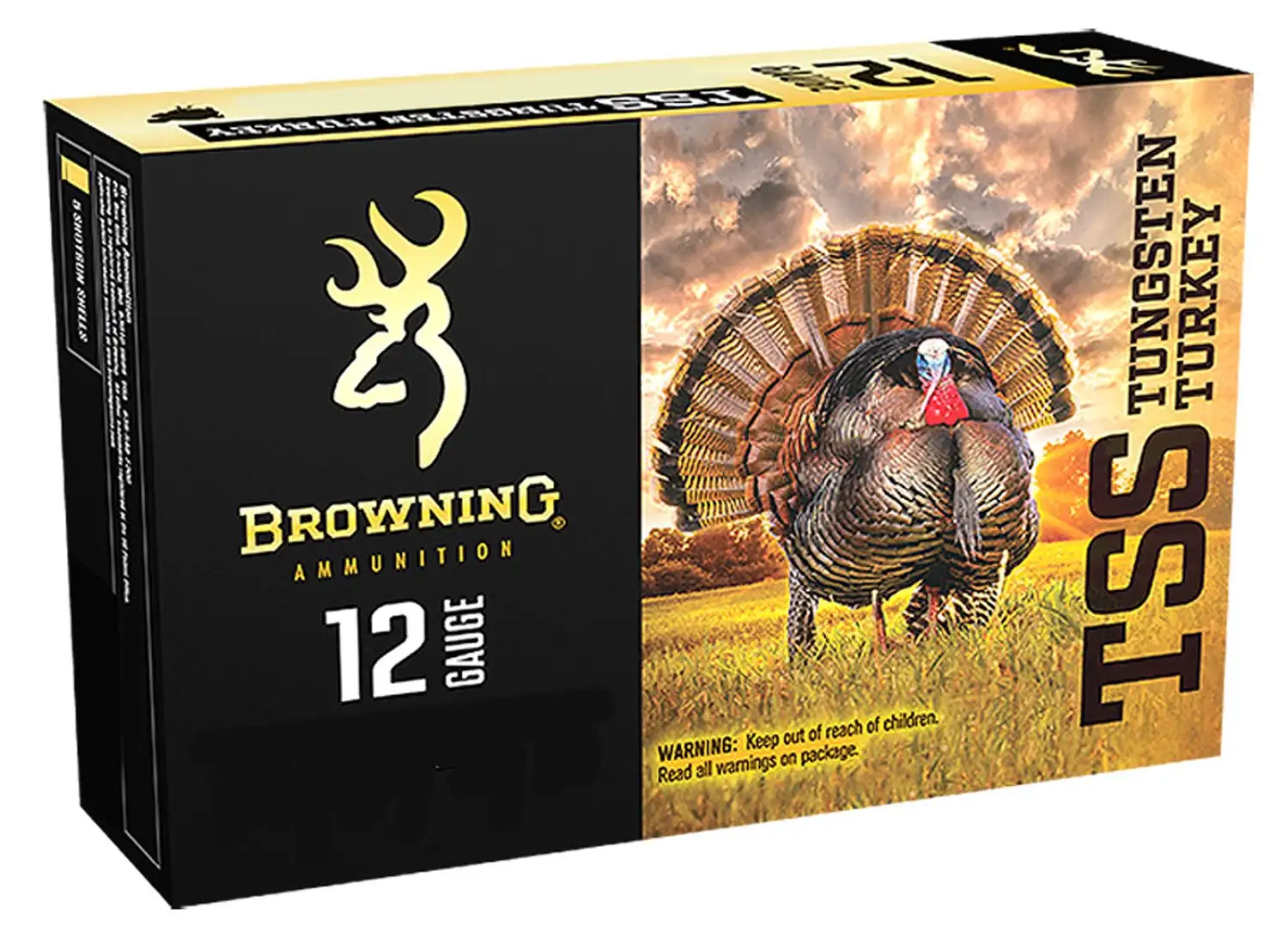 Deserttechfirearmsusa.com 4 Browning TSS Tungsten Turkey 3" 12 Gauge Ammo 5 Rounds - B193921230