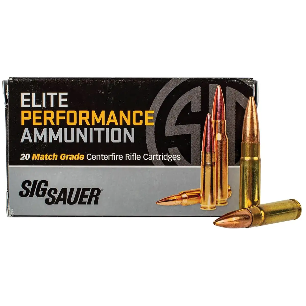 Realghostguns.com 4 Sig Sauer Elite Performance .300 AAC Blackout 194 gr BTHP 20rds Rifle Subsonic Ammo for Subsonic Precision - T300BLK194ME20