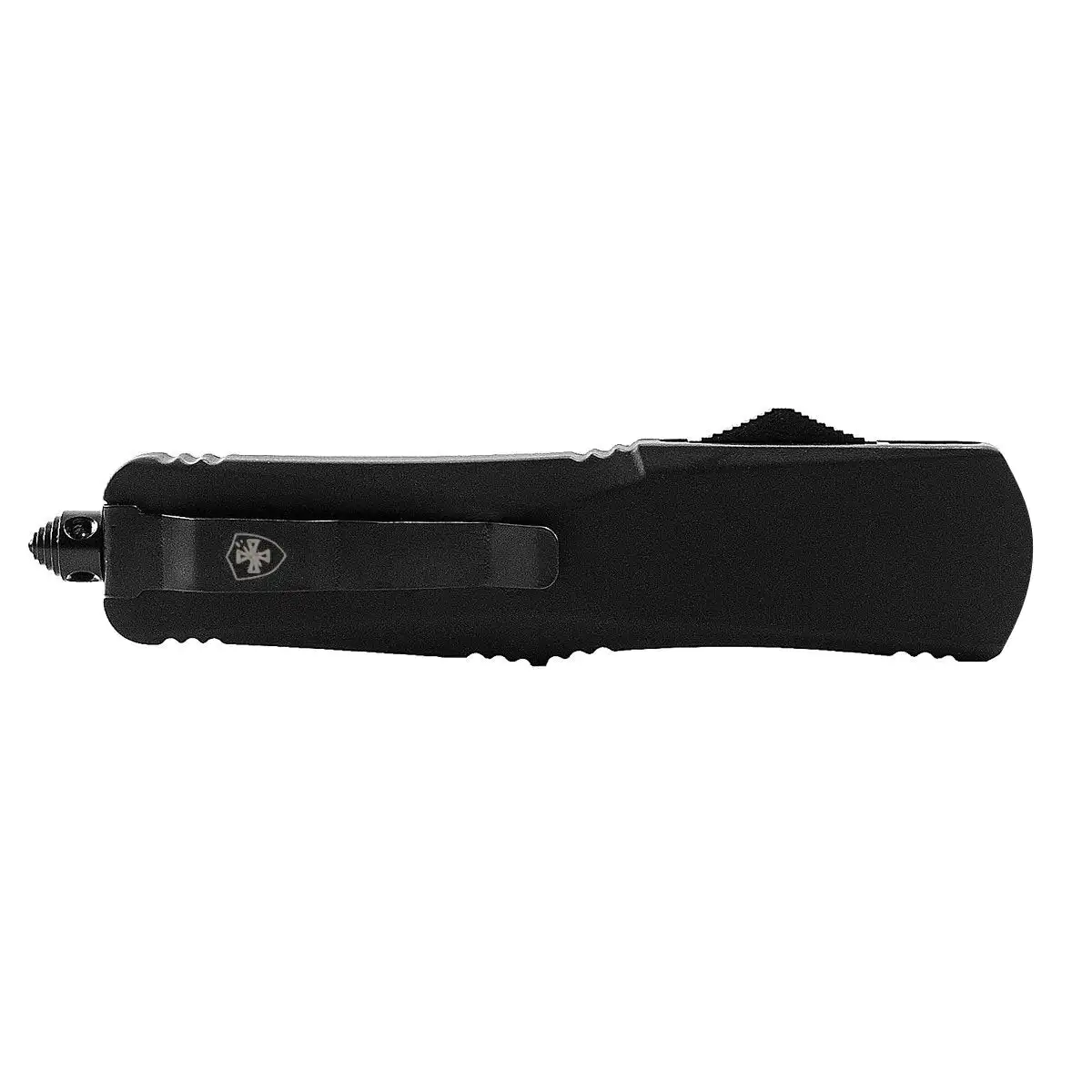 Templar Knife Small OTF Knife Dagger Serrated, Black - S-BR-43-1 Templar Knife Small OTF Knife Dagger Serrated, Black - S-BR-43-1