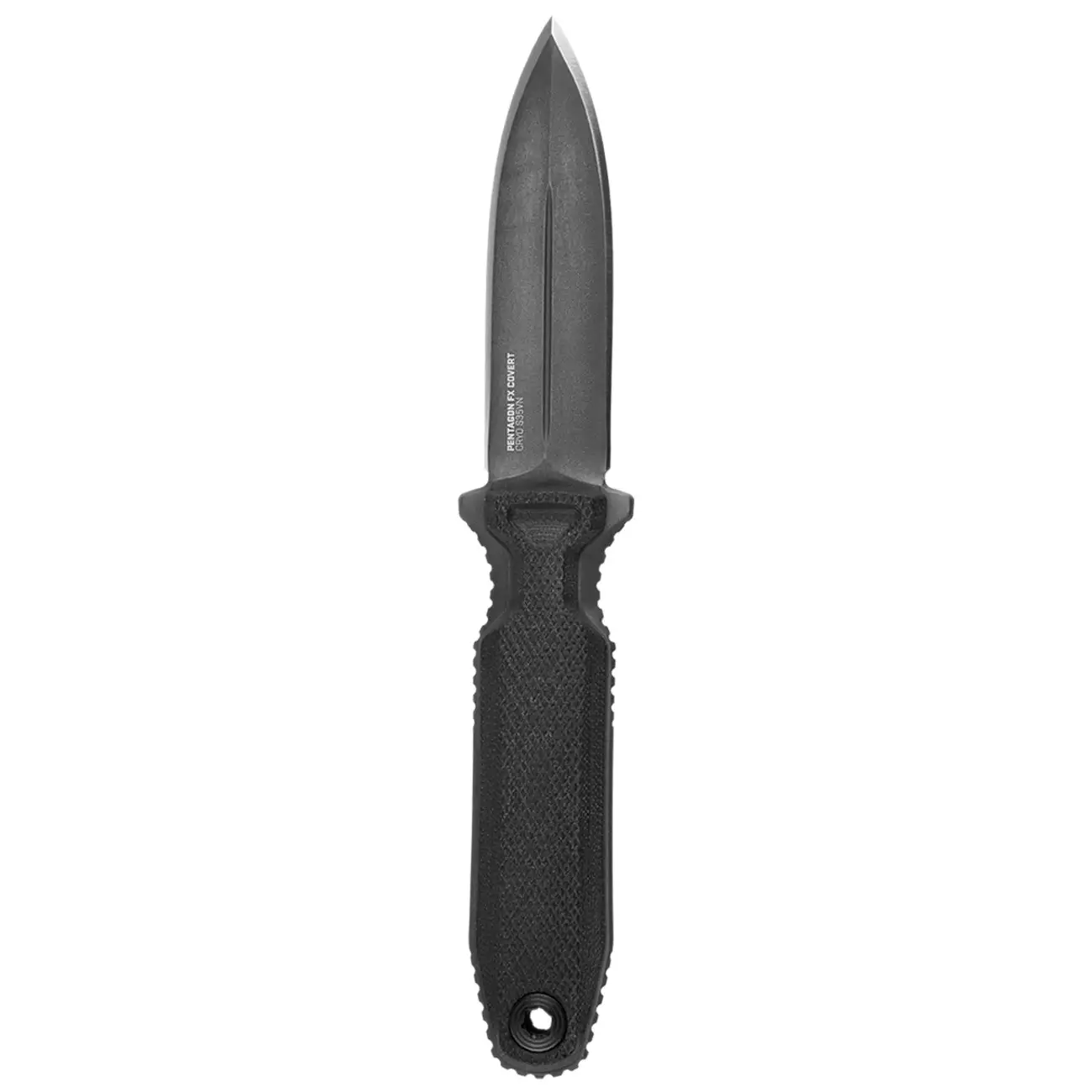SOG Knives Pentagon FX Covert, Fixed Blade Knife Spear Point, Blackout - SOG17-61-03-57 SOG Knives Pentagon FX Covert, Fixed Blade Knife Spear Point, Blackout - SOG17-61-03-57