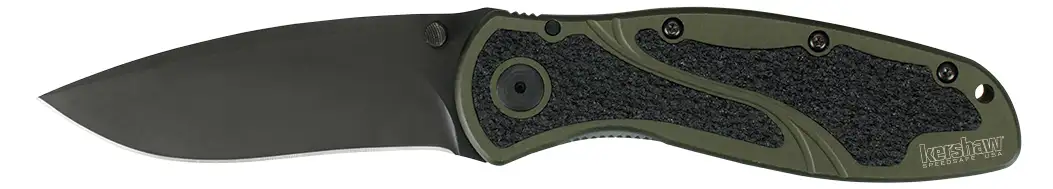 Kershaw Blur Folding Knife, Olive Black Kershaw Blur Folding Knife, Olive Black
