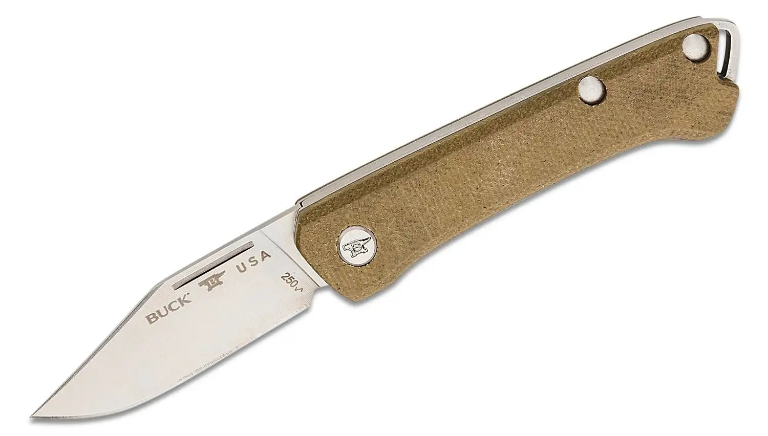 Buck Knives Saunter Slipjoint Clip Point, OD Green Buck Knives Saunter Slipjoint Clip Point, OD Green