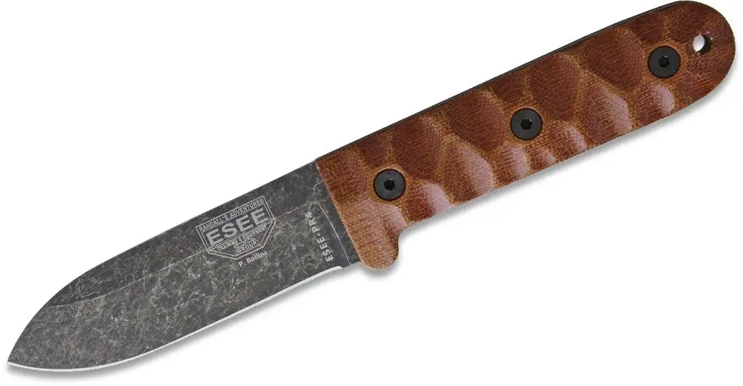 Esee Knives ESEE-PR4, Black Oxide Coating, ESEE Logo Esee Knives ESEE-PR4, Black Oxide Coating, ESEE Logo